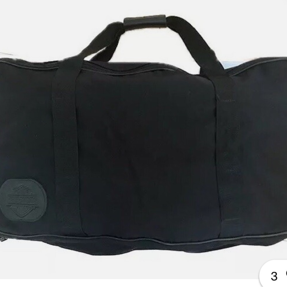 NWOT Harley Davidson Black Duffle Bag/Gym/ Weekender